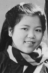 Chi (Helen) Tung as a young girl in Joe Wallace's “Portraits of Dementia.”