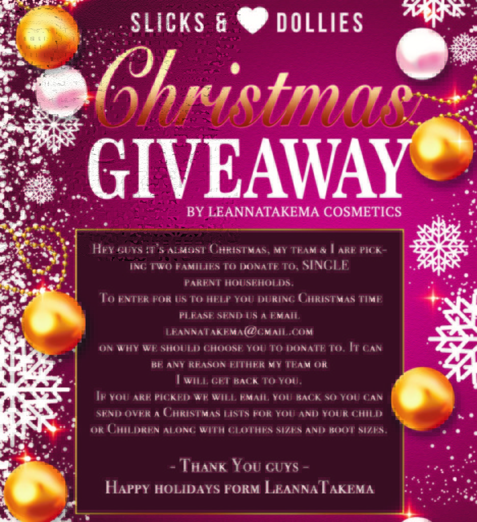 A CHRISTMAS GIVEAWAY