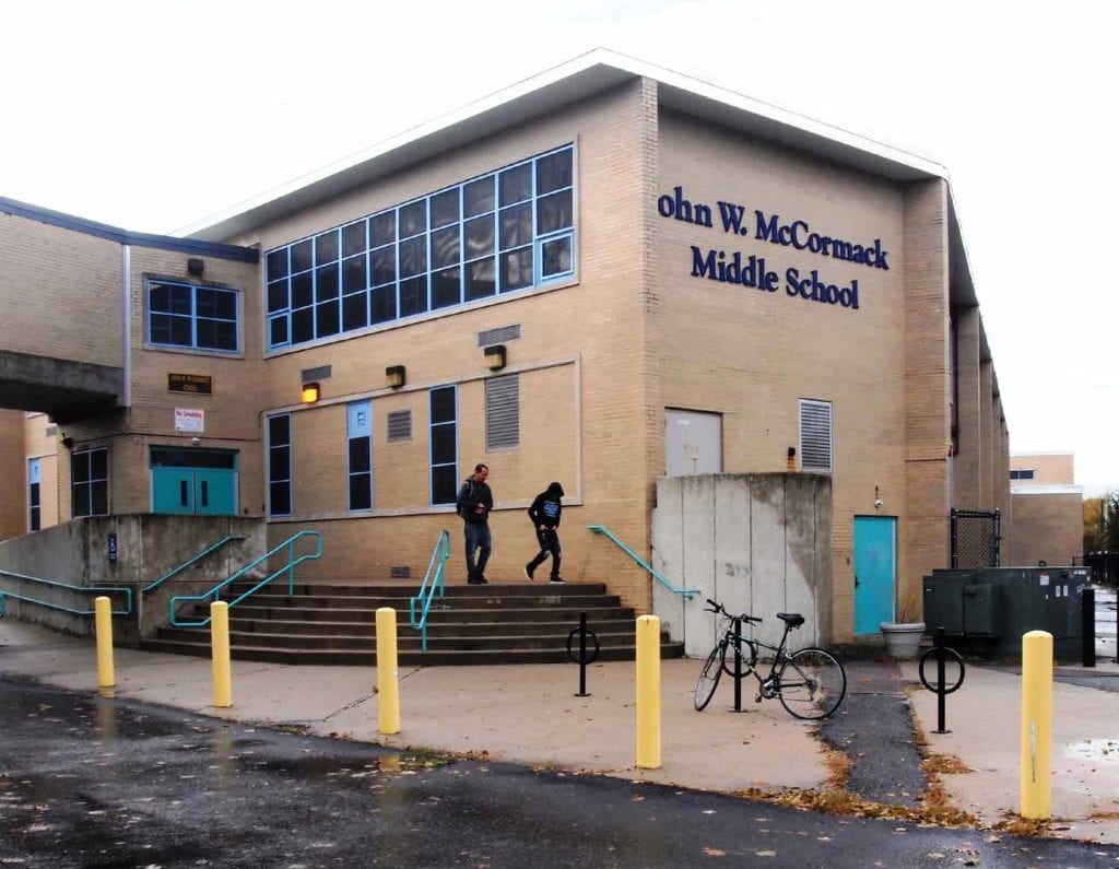 BPS changes plans for McCormack students BPS changes plans for McCormack students