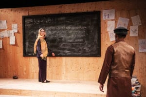 Shawn K. Jain as Nazrullah and Caitlin Nasema Cassidy as Getee in “Heartland.” PHOTO: CHRISTOPHER MCKENZIE