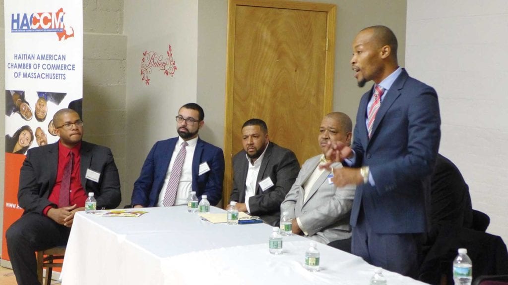 Haitian Chamber hosts candidate forum Haitian Chamber hosts candidate forum