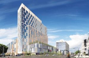 Circa 2014 rendering of plans for Tremont Crossing’s mixed use development. IMAGE: ARCHITECT’S RENDERING