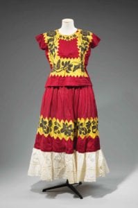 Tehuana dress (top and skirt), 1930s-1940s. Made in Tehuantepec, Oaxaca. Gift of Michael Phillips PHOTO: © Museum of Fine Arts, Boston