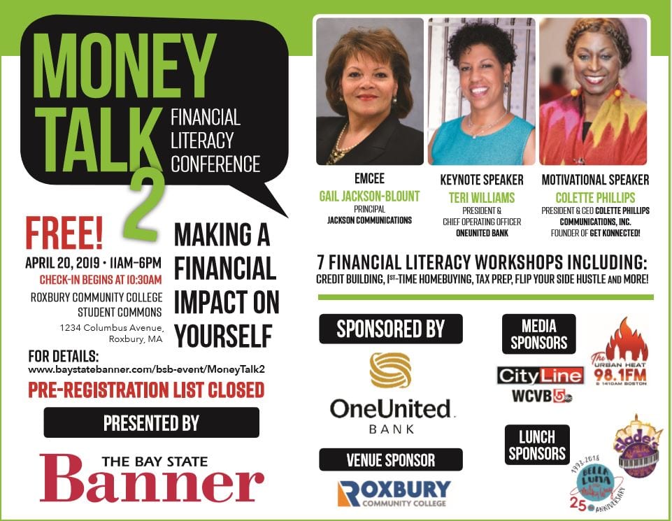 Bay State Banner’s “Money Talk II” Financial Literacy Conference Bay State Banner’s “Money Talk II” Financial Literacy Conference