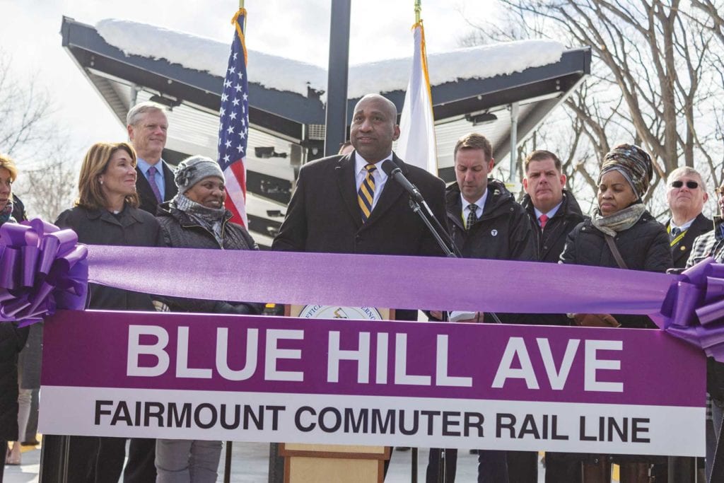 MBTA opens Mattapan commuter rail station MBTA opens Mattapan commuter rail station
