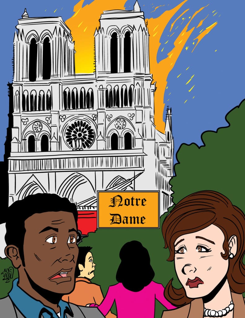 Notre Dame cathedral and world history
