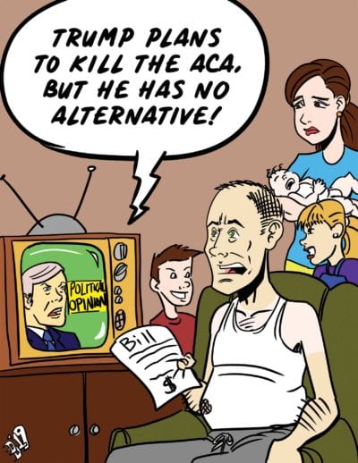 Poor whites are being conned out of health care