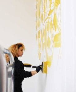 IMAGINE (aka Sneha Shrestha) at work. PHOTO: WITH THE ARTIST'S AUTHORIZATION