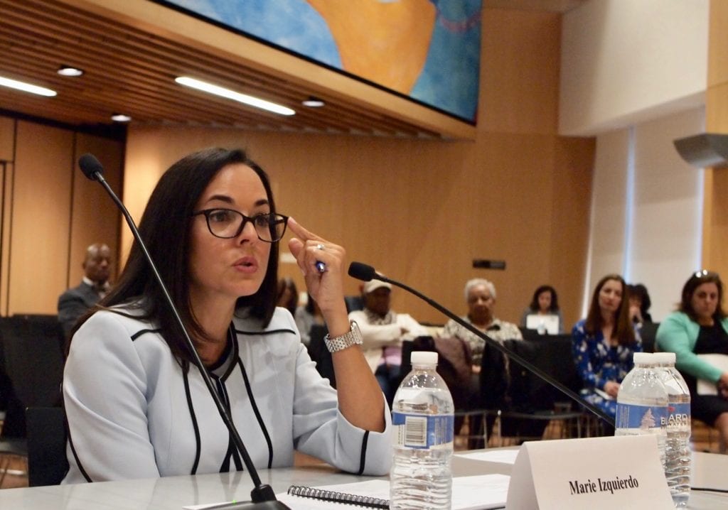 Superintendent candidate Marie Izquierdo touts experience Superintendent candidate Marie Izquierdo touts experience