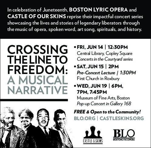CONCERT SERIES: Crossing The Line To Freedom: A Musical Narrative CONCERT SERIES: Crossing The Line To Freedom: A Musical Narrative