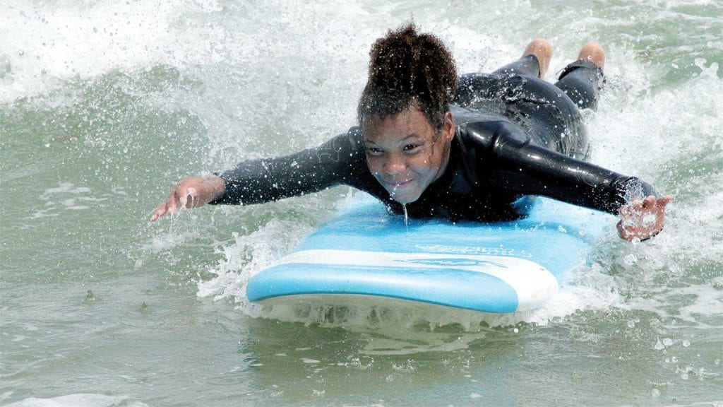 Dorchester teens learn how to surf Dorchester teens learn how to surf