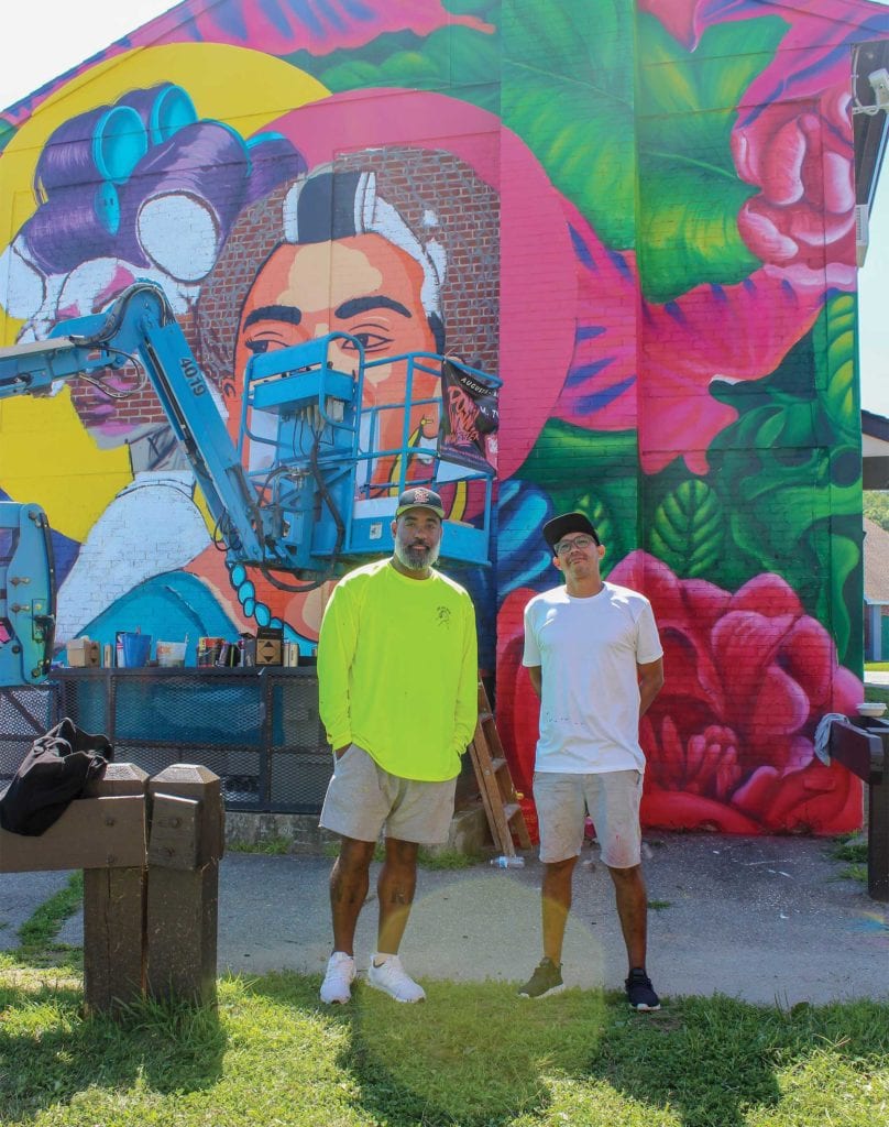 Artists paint Worcester with powerful work Artists paint Worcester with powerful work