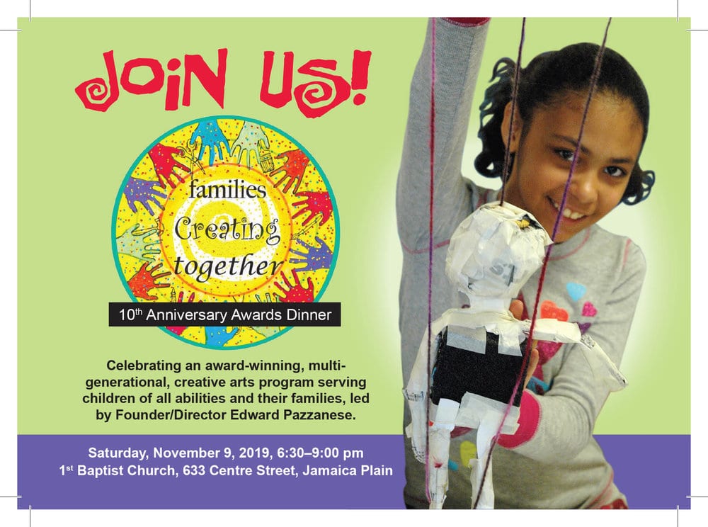 Families Creating Together 10th Anniversary Awards Dinner Families Creating Together 10th Anniversary Awards Dinner