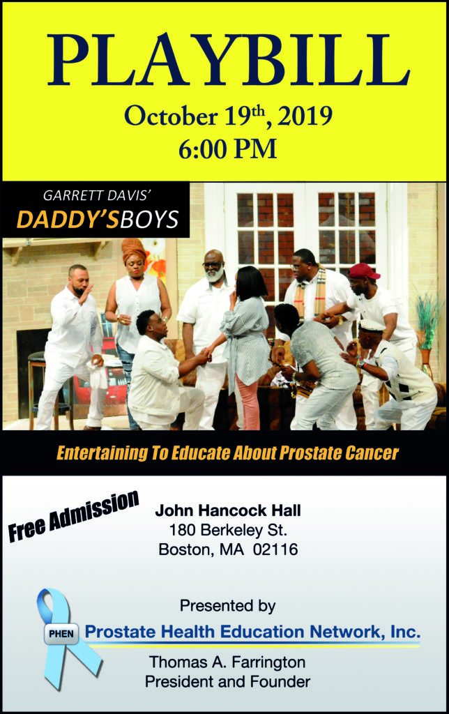 PHEN Presents: “Daddy’s Boys” Stage Play PHEN Presents: “Daddy’s Boys” Stage Play