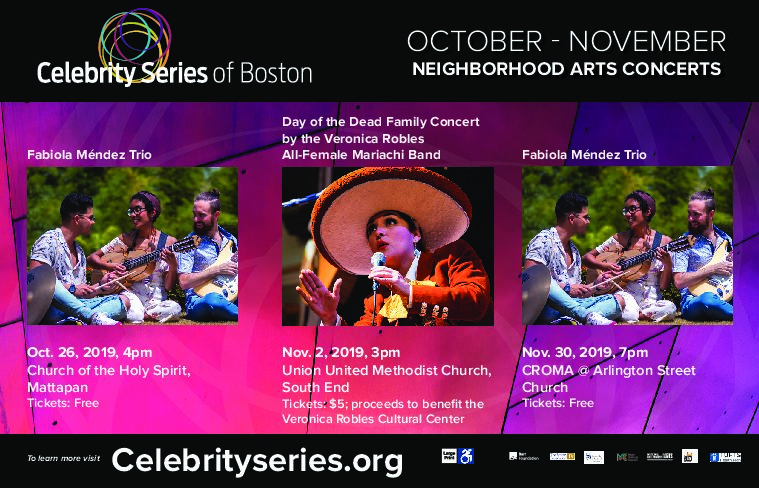 Celebrity Series of Boston: Neighborhood Arts Concerts