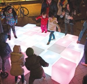 Illuminus 2018 Cubes. PHOTO: COURTESY BOSTON BID