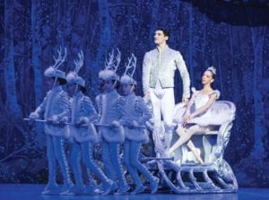 Lasha Khozashvili and Chyrstyn Fentroy in Mikko Nissinen’s The Nutcracker. PHOTO: ANGELA STERLING, COURTESY OF BOSTON BALLET