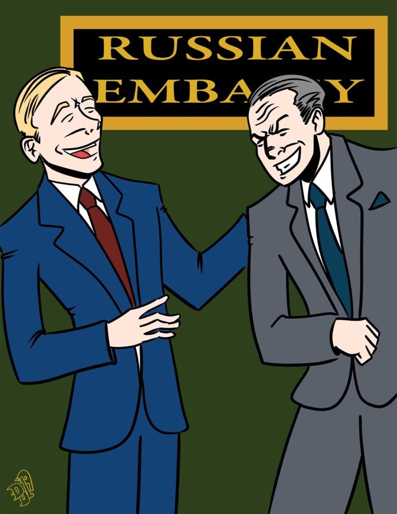 Giving comfort to the enemy? Giving comfort to the enemy?