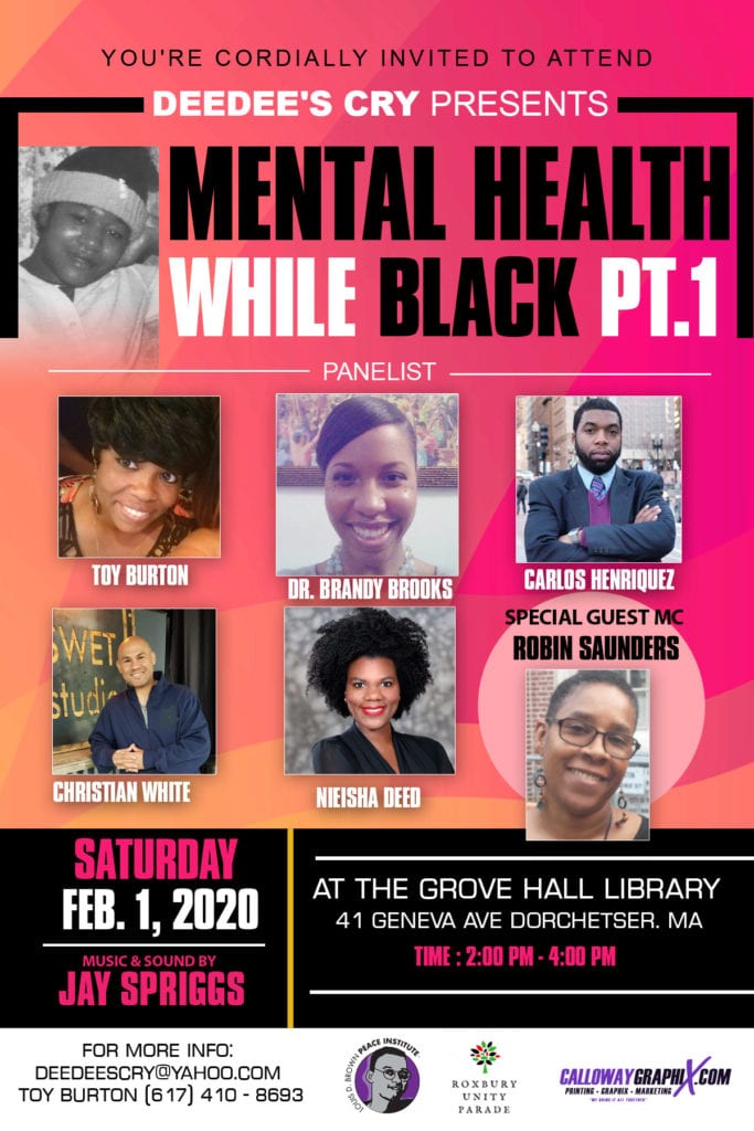 DeeDee’s Cry Presents Mental Health While Black PT.1 DeeDee’s Cry Presents Mental Health While Black PT.1