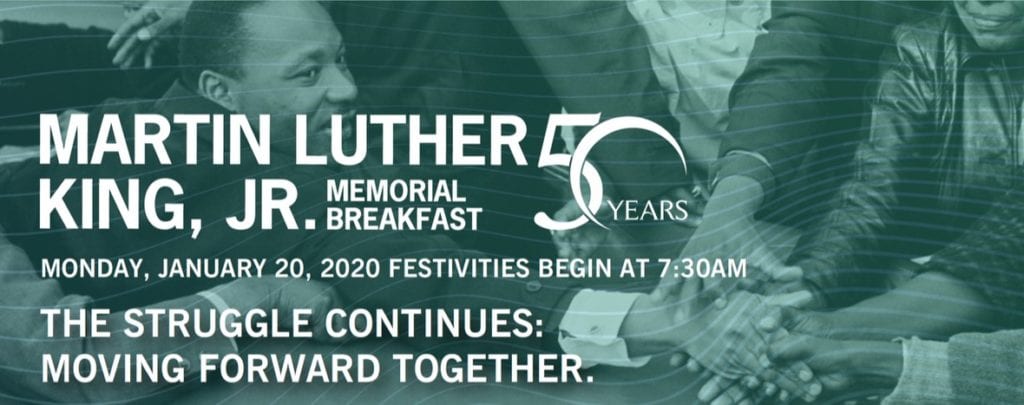 50th Anniversary Martin Luther King, Jr. Memorial Breakfast 50th Anniversary Martin Luther King, Jr. Memorial Breakfast