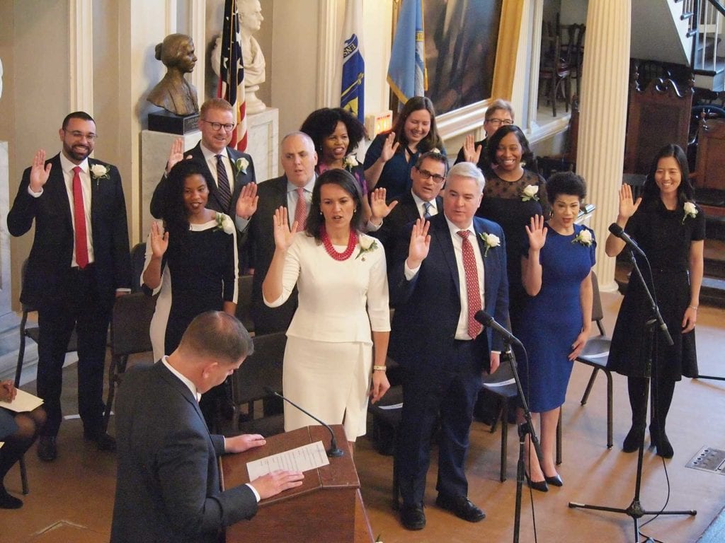 Boston’s most diverse city council ever is sworn in