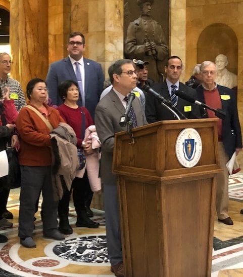 Mayor, housing advocates push for transfer fee Mayor, housing advocates push for transfer fee