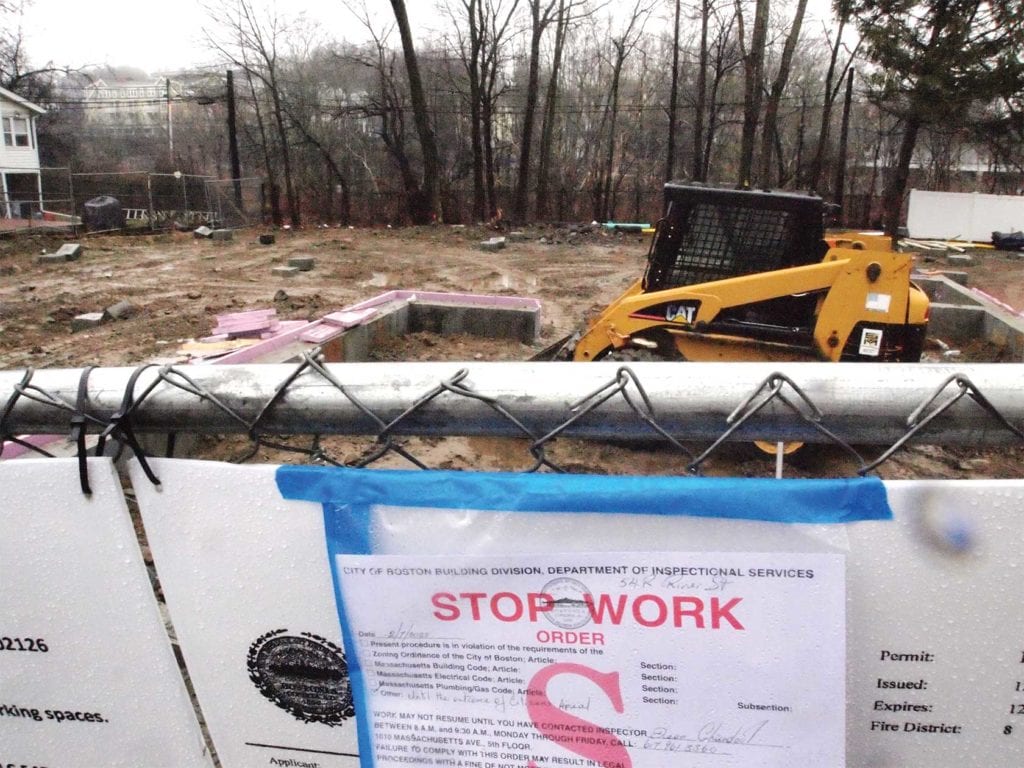 City puts stop work order on River St. project City puts stop work order on River St. project
