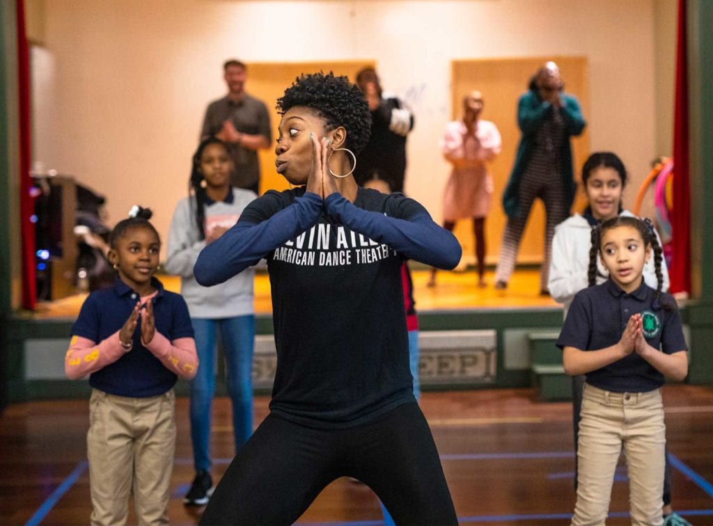 Alvin Ailey dancers inspire younger generation Alvin Ailey dancers inspire younger generation