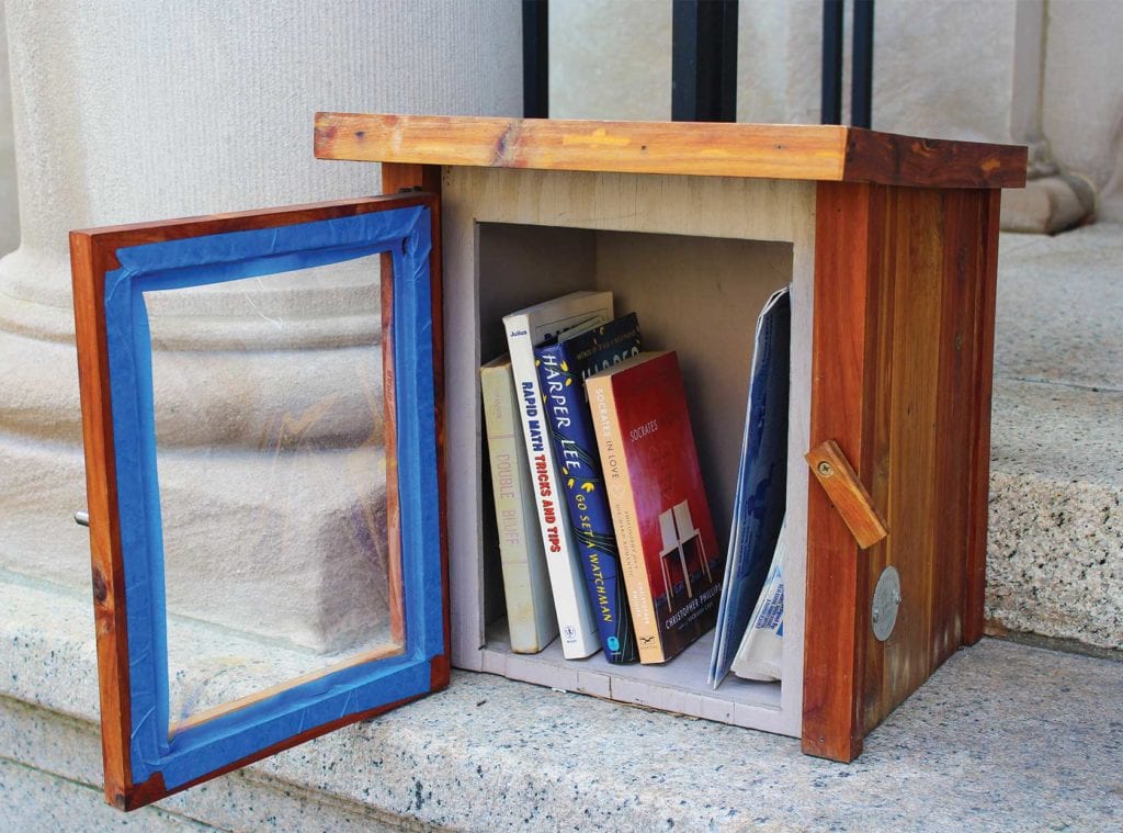 Little Free Libraries around Boston become donation centers