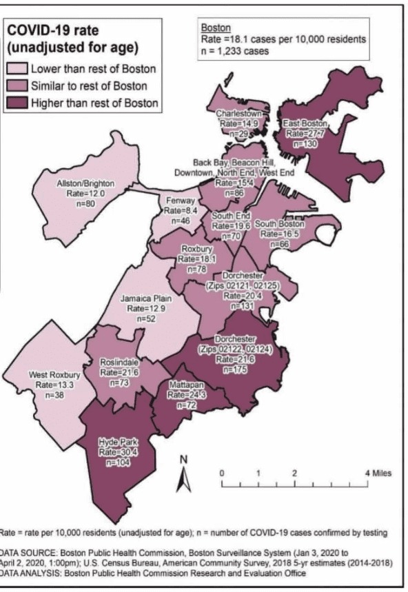 Data show blacks disproportionately affected by COVID infections in Boston Data show blacks disproportionately affected by COVID infections in Boston