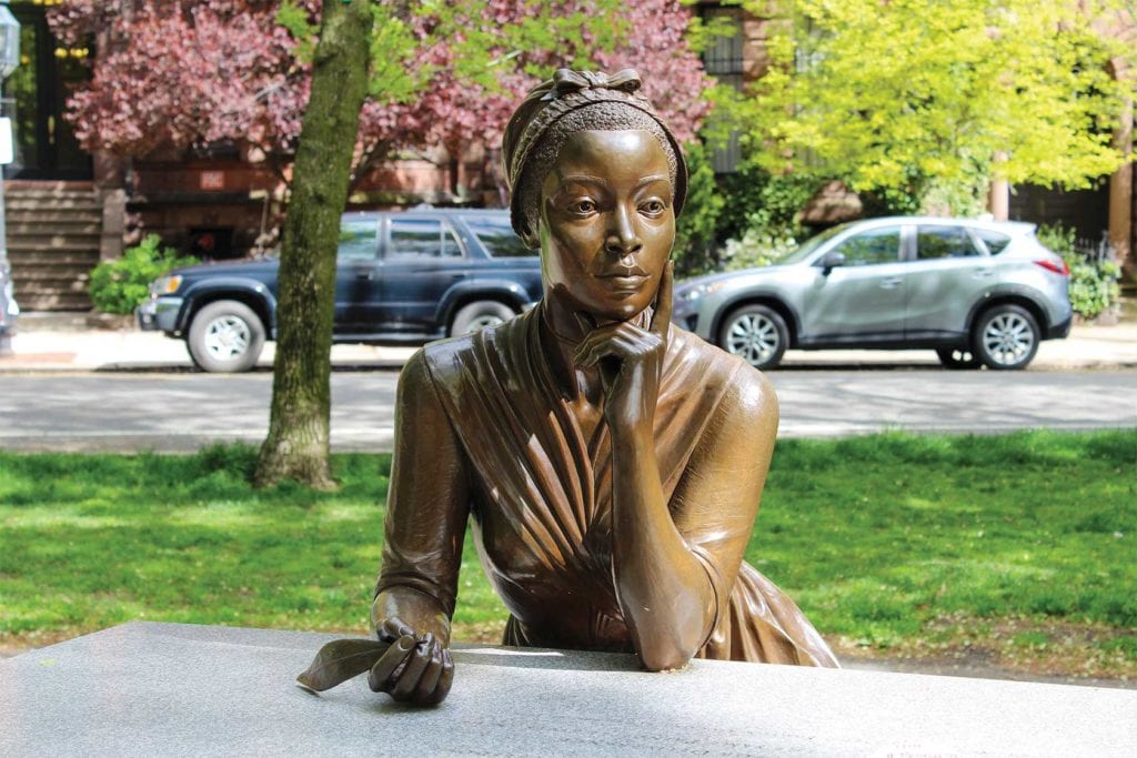 Drawing strength from Boston’s African American statues
