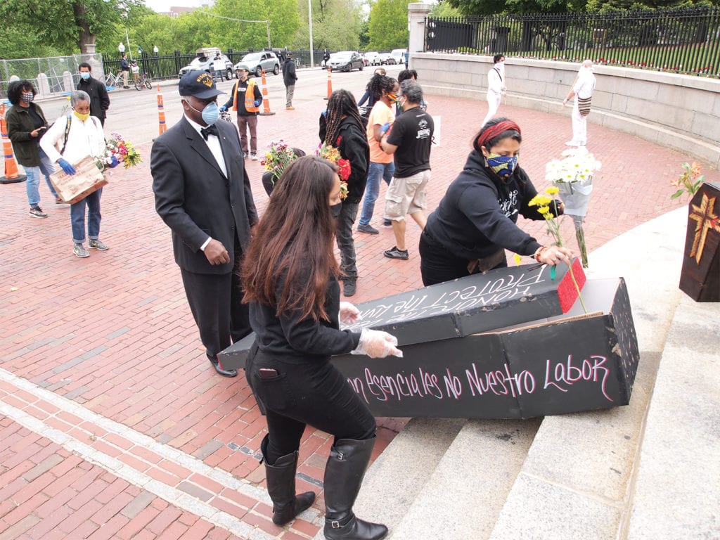 Activists demand halt to state reopening plan Activists demand halt to state reopening plan