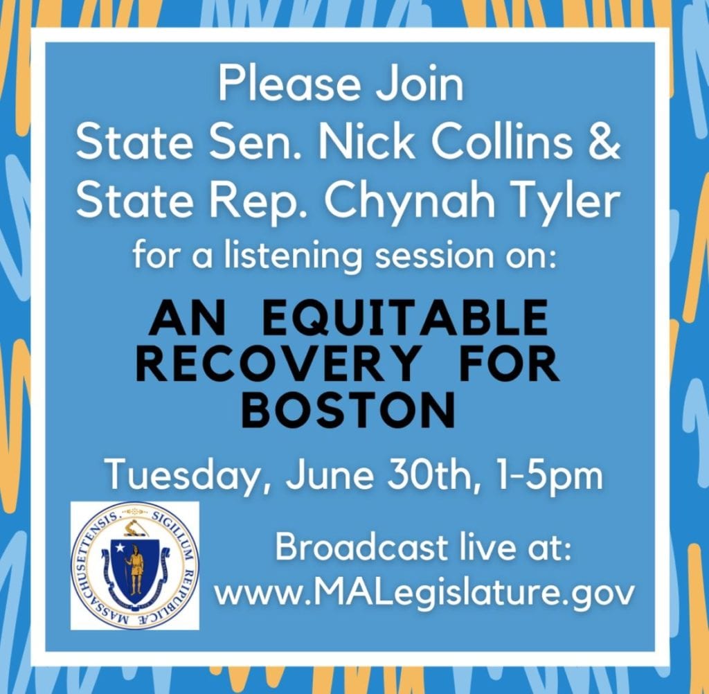 LISTENING SESSION: An Equitable Recovery in Boston LISTENING SESSION: An Equitable Recovery in Boston