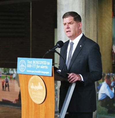 Walsh warns against second COVID surge