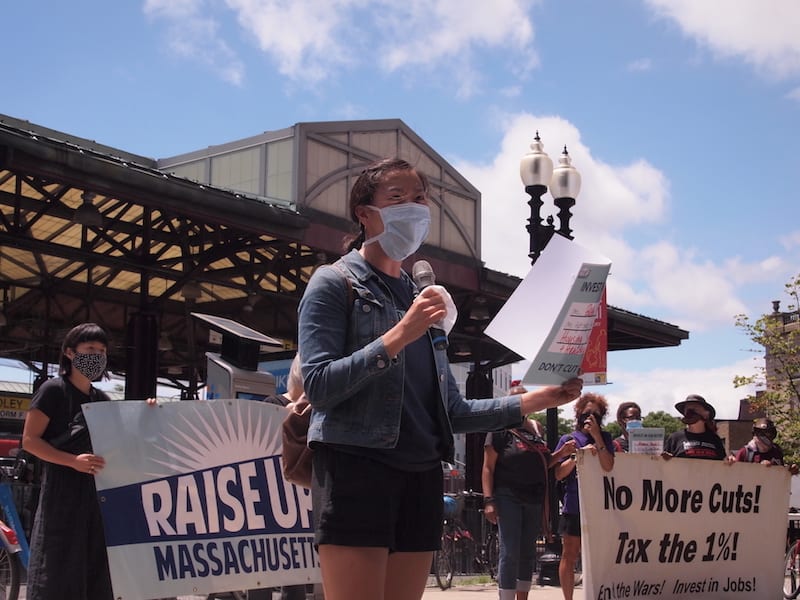 Raise Up Massachusetts calls on Mass. legislators to invest in public services Raise Up Massachusetts calls on Mass. legislators to invest in public services