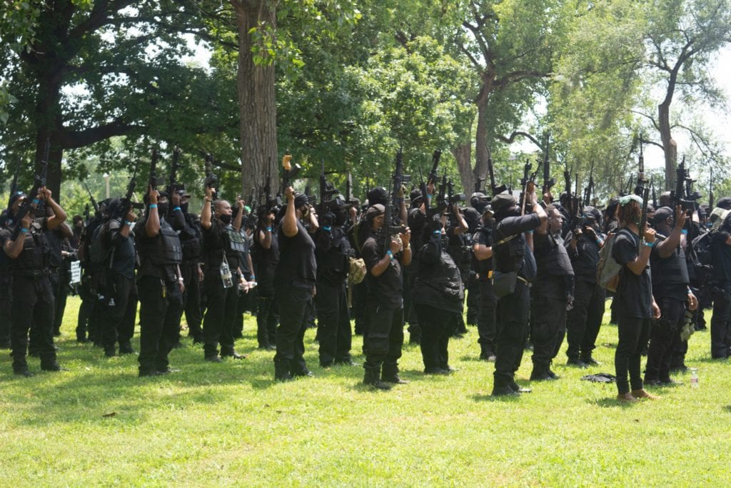 WATCH: Militia groups face off in Louisville WATCH: Militia groups face off in Louisville