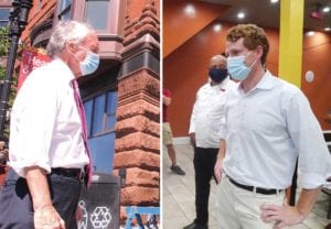 U.S. Sen. Ed Markey (left) and U.S. Rep. Joe Kennedy. BANNER FILE PHOTOS