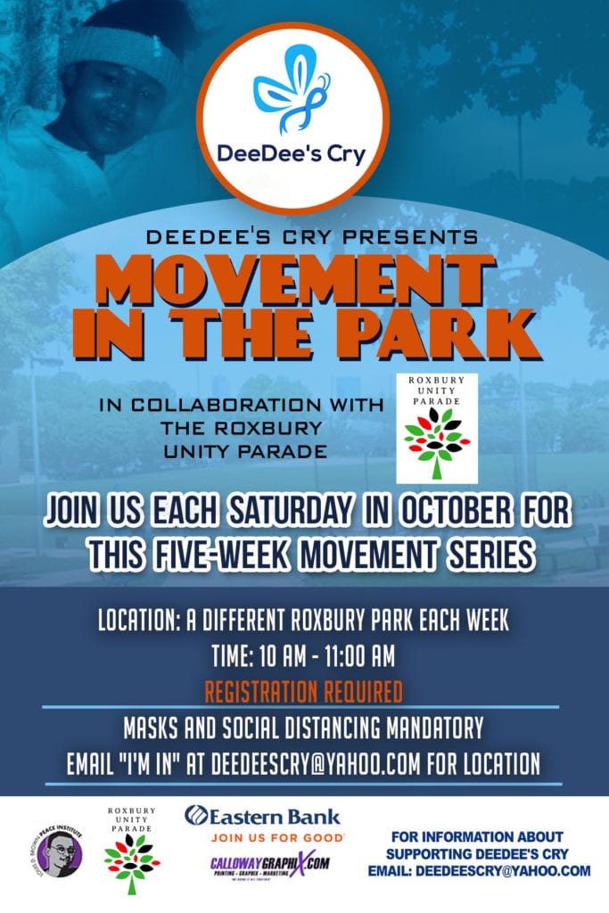 DeeDee’s Cry Presents Movement in the Park DeeDee’s Cry Presents Movement in the Park