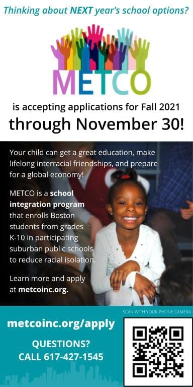 APPLY TO METCO TODAY! APPLY TO METCO TODAY!