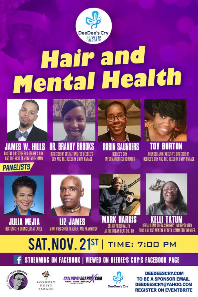 DeeDee’s Cry Presents Hair and Mental Health DeeDee’s Cry Presents Hair and Mental Health