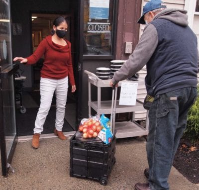 Food aid centers face high demand