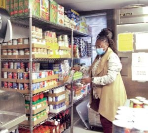 Monee Vance, manager of an ABCD food pantry in Roxbury. PHOTO: MORGAN C. MULLINGS
