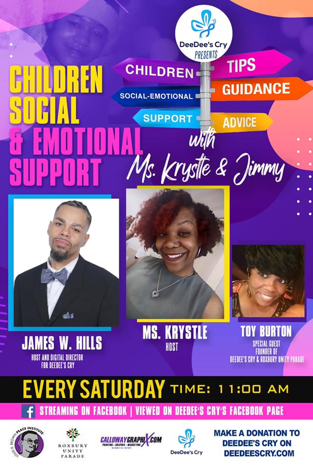 DeeDee’s Cry Presents Children Social & Emotional Support with Ms. Krystle & Jimmy