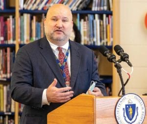 Elementary and Secondary Education Commissioner Jeffrey Riley. PHOTO: Joshua Quarles, Governor's Office