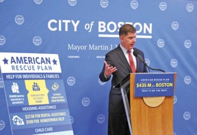 Walsh outlines city’s path to COVID recovery