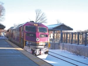MBTA train
