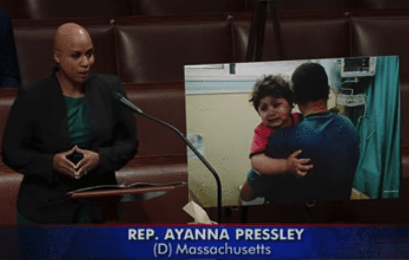 Pressley condemns Gaza bombardment Pressley condemns Gaza bombardment