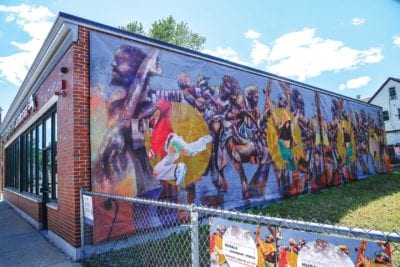 Muralists kick off public art series in Grove Hall