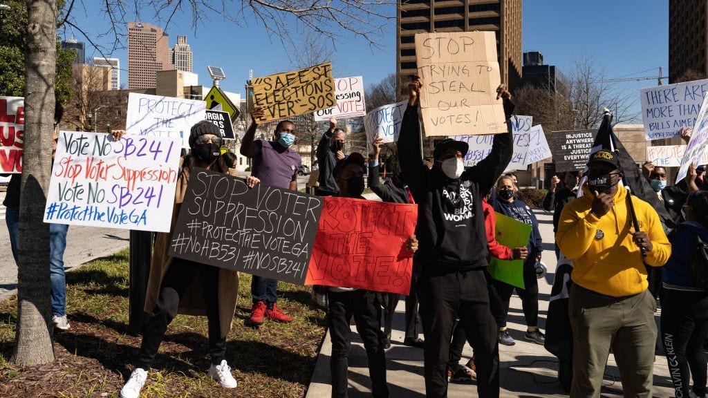 Georgia Democrats Back AG Garland’s Lawsuit On Voting Laws And Say They Are Being Purged Over Race Georgia Democrats Back AG Garland’s Lawsuit On Voting Laws And Say They Are Being Purged Over Race