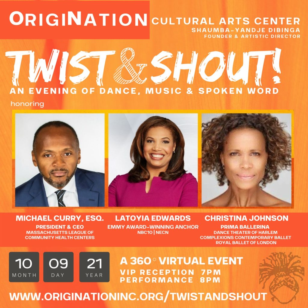 Twist & Shout! An Evening of Dance, Spoken Word & Music Twist & Shout! An Evening of Dance, Spoken Word & Music